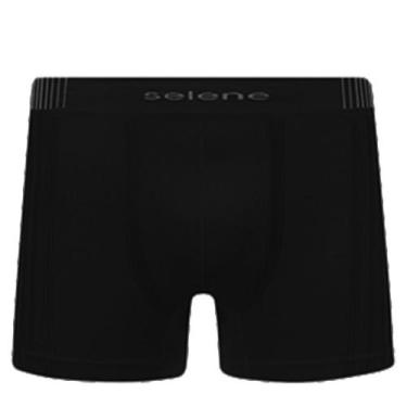 Imagem de Cueca Sem Costura Microfibra Boxer Box Plus Size X1 X2 X3 - Selene, Pr