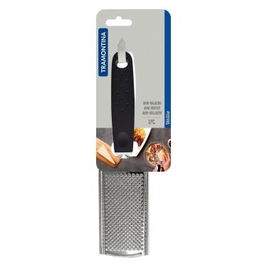 Imagem de Mini-ralador Tramontina Utilitá Em Aço Inox Com Cabo De Polipropileno Preto Tramontina