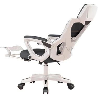 Imagem de Cadeira De Escritório Ergonômica Com Apoio Para Os Pés – Cadeira De Mesa De Malha Ajustável Com Encosto Reclinável, Apoio De Cabeça 3d, Apoios De Braço, Multi-colored, One Size