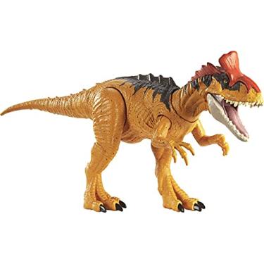 Imagem de Jurassic World Toys Sound Strike Cryolophosaurus Figure with Strike and Chomping Action, Realistic Sounds, Movable Joints, Authentic Color and Texture; Ages 4 and Up