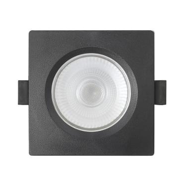 Imagem de Spot LED Embutir Slim PAR20 Quadrado 8W Preto 6500K