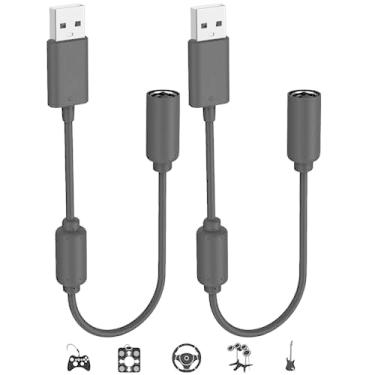 Imagem de Efanr 2 Pack USB Breakaway Cable, Replacement Cord for Logitech G920 G923 G27 G29 Driving Force, Thrustmaster Ferrari 458 Spider Racing Wheel Cord, Guitar Hero, Xbox USB Plug