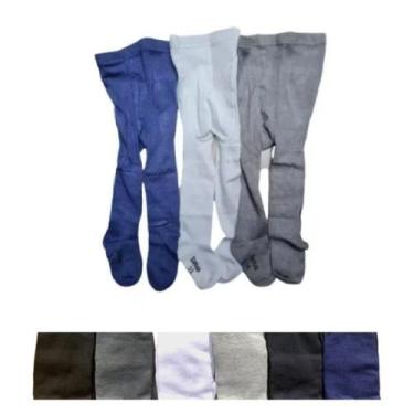 Imagem de Pacote de calcinhas de algodão para crianças, cores variadas - Lightbe