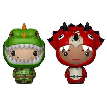 Imagem de Toy Fortnite Pint Size Hero, pacote com 2 Rex e Tricera Ops - Gloome S