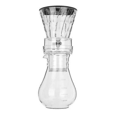 Imagem de Moedores de café vidro gelado água gelada gotejamento cafeteira pote d