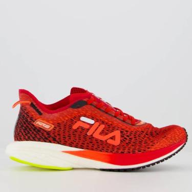 Imagem de Tênis Fila KR6 Feminino Vermelho e Preto, 33