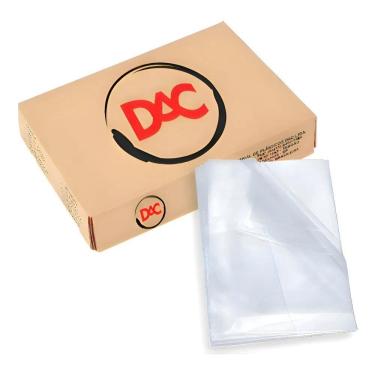 Imagem de Envelope Plástico A4 Grosso 4 Furos C/400 - Dac