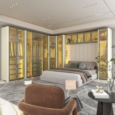 Imagem de Modulado com 14 Portas 392cm X 240cm 100% Mdf Mod 007 Innova Off White