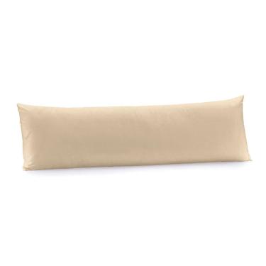 Imagem de Fronha Body Pillow 40cm x 1,30m Altenburg Algodão Lux 200 Fios  Bege Caramelo