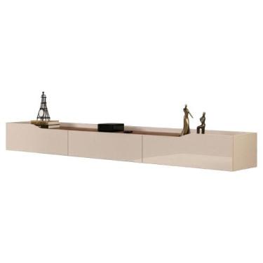 Imagem de Rack Suspenso para Painel ou TV até 75 Polegadas 2,18m 3 Gavetas Efraí