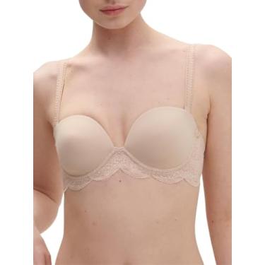 Imagem de Simone Perele Sutiã feminino Karma sem alças, Peau Rose, 32F