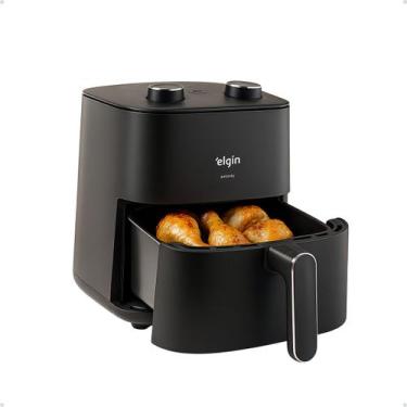 Imagem de Air Fryer Fritadeira Elétrica Sem Oleo 3,7l Preta Elgin Cor Preto, 220