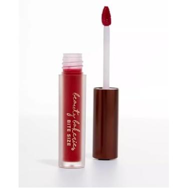 Imagem de Beauty Bakerie Batom líquido Bitesized Lip Whip para mulheres, hidratante hidratante com brilho labial, coloração labial à prova d'água de longa duração, fosco ou metálico, 2,5 ml, Mon Cheri