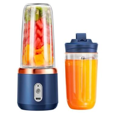 Imagem de Mini Liquidificador Usb 400Ml Portátil Potente Para Batidas - Portatil