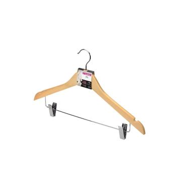 Imagem de Cabide de Madeira com Presilha Sanremo