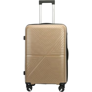 Imagem de Mala de Viagem Porte Grande Rodas 360° Polipropileno Resistente Cadeado com Segredo Cruzeiro 6006-M2-Unissex