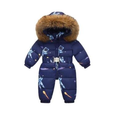 Imagem de Jaqueta De Inverno Impermeável Com Capuz Para Meninas E Meninos, Macac