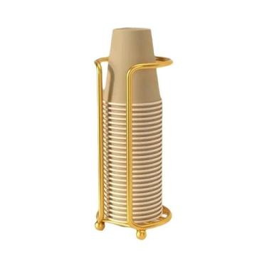 Imagem de Suporte De Copos De Papel De Luxo Para Mesa, Dispensador De Copos Desc