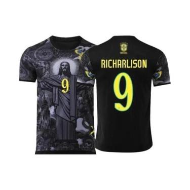 Imagem de Camiseta De Treino De Futebol 3D Jesus Redentor Brasileiro, Secagem Rá