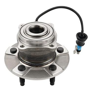 Imagem de PHILTOP 512229 Rolamento de roda traseira e conjunto de cubo para Saturn Vue 2002-2007, Chevrolet Equinox 2005-2006, Pontiac Torrent 5 terminais com ABS