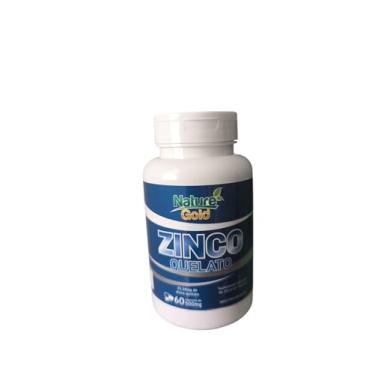 Imagem de Nature Gold Zinco Quelato, Suplemento Alimentar, 60 Cápsulas de 500mg, 29,59mg de Zinco por Dose, Para Imunidade, Saúde da Pele e Antioxidante