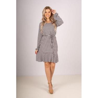 Imagem de Vestido Malha Suede Morgana Peplum Feminino L amour - L'Amour, G