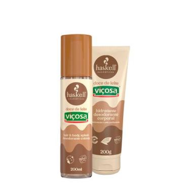 Imagem de Kit Haskell Doce de Leite Viçosa Hidratante Body Splash (2 produtos)
