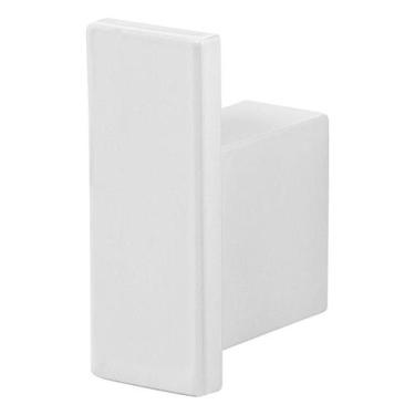 Imagem de Cabide Para Banheiro De Parede Branco Master Dupla Fixação - Metalcrom