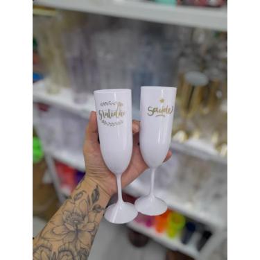 Imagem de Taça champanhe personalizada frases - QUALLITEC