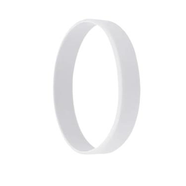 Imagem de Fita elástica de silicone Hálux Valgus, corretivo para os pés, exercitador, cinto, separador de dedos do pé, ferramentas de cuidados com os pés (branco, médio)