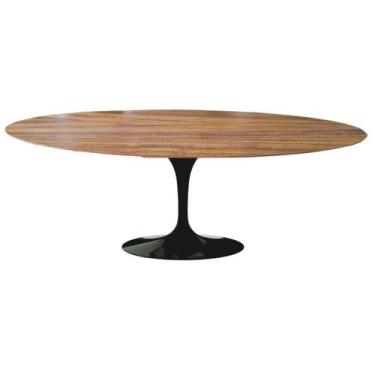 Imagem de Mesa de Jantar Tulipa Saarinen Oval 244x137 cm Tampo MDF Imbuia - Pers