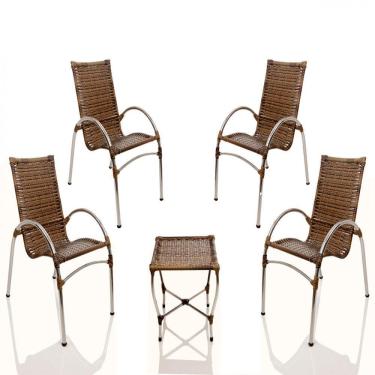 Imagem de Conjunto Poltronas Para Varanda Edícula Jardim Capuccino