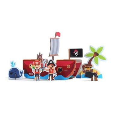 Imagem de Quebra Cabeça 3d Piratas - 6006 - Babebi