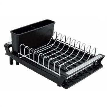Imagem de Escorredor De Louças C/Bandeja Extensiva 8 Pratos E Talheres - Mimo