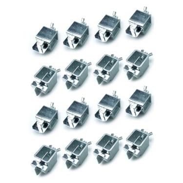 Imagem de CUOFYUNL 16Pcs Braçadeira de soldagem de topo Borboletas de soldagem de ferro Braçadeira Alinhar Localizador para Chapa de Metal Uso Industrial Doméstico