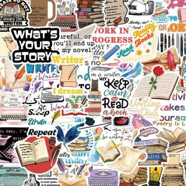 Imagem de Pacote de adesivos, livro criativo e vinil para máquina de escrever, 5