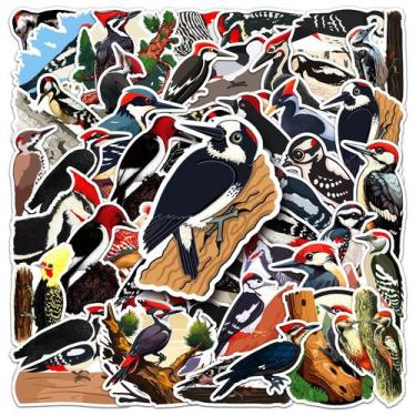 Imagem de Pacote de adesivos Nature Bird, 50 unidades, decalques de vinil à prov