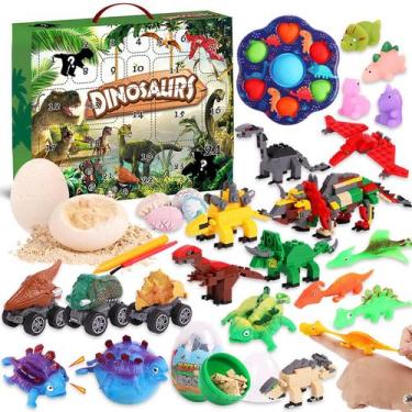Imagem de Calendário de Natal Toy Block Blind Box Dinosaur Jurassic Wor - Gloome