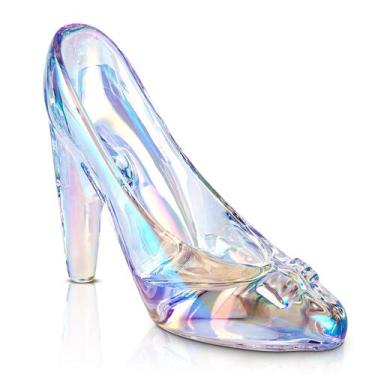 Imagem de Decoração de chinelos de vidro SHOWLOUE Cinderella Shoe Decor