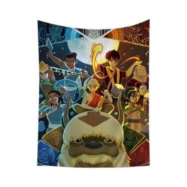 Imagem de Tapeçaria De Parede Com Estampa De Flores Hippie Avatar: the Last Airb