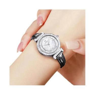 Imagem de Relógio De Quartzo À Prova d'Água Para Mulheres Com Mostrador Luminoso