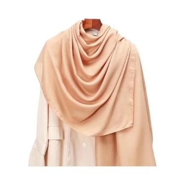 Imagem de Cachecol Pashmina Feminino de Inverno - Quente, com Borla e Listras, Q
