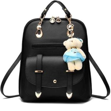 Imagem de Mochila Pequena Casual Pequena Bolsa Feminina Chaveiro Linda - Carrken