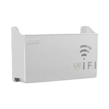 Imagem de Prateleira De Parede Para Roteador Wi-Fi Sem Fio, Caixa De Armazenamen