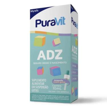 Imagem de Polivitamínico PuraVit ADZ Gotas 10ml - MYRALIS PHARMA