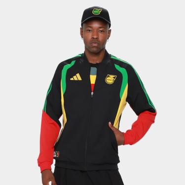 Imagem de Jaqueta Seleção Jamaica Apresentação 2026 Adidas Masculina-Masculino