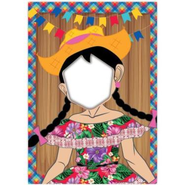 Imagem de Painel Menina para Festa Junina - Festcolor