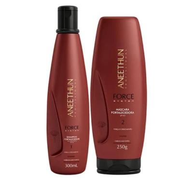 Imagem de Aneethun Kit Shampoo e Máscara Fortalecedora Force System