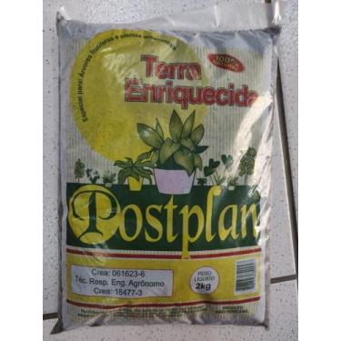 Imagem de Terra Enriquecida 100% Natural para vasos plantas jardins - Postplan 