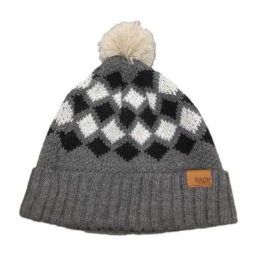 Imagem de Gorro South Pom Pom Feminino - Cinza - South To South, Cinza